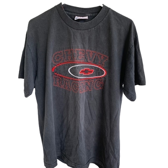 American Vintage Other - Vintage Chevy Racing Tee Shirt Embroidered